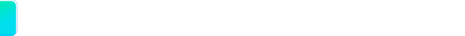 Light cyan square icon on a white background