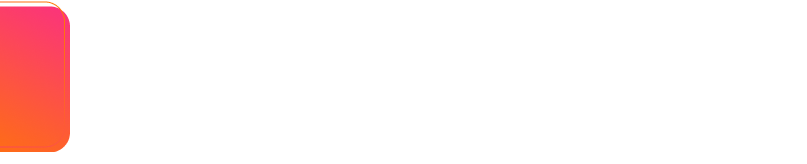 Small rounded square icon with a pink-to-orange gradient on a white background