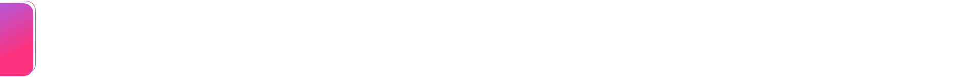 Abstract white and pink gradient bar at the top on a black background