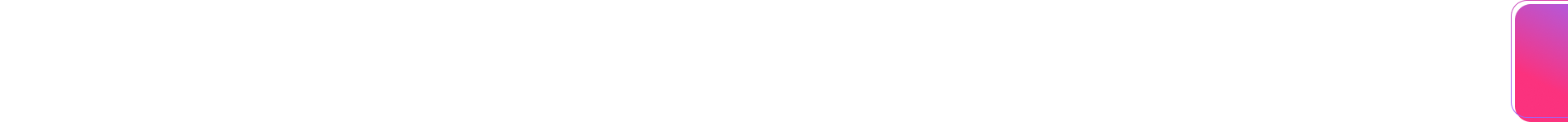 Small magenta and blue rectangular graphic on a white background