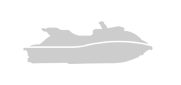 Gray silhouette of a jet ski.