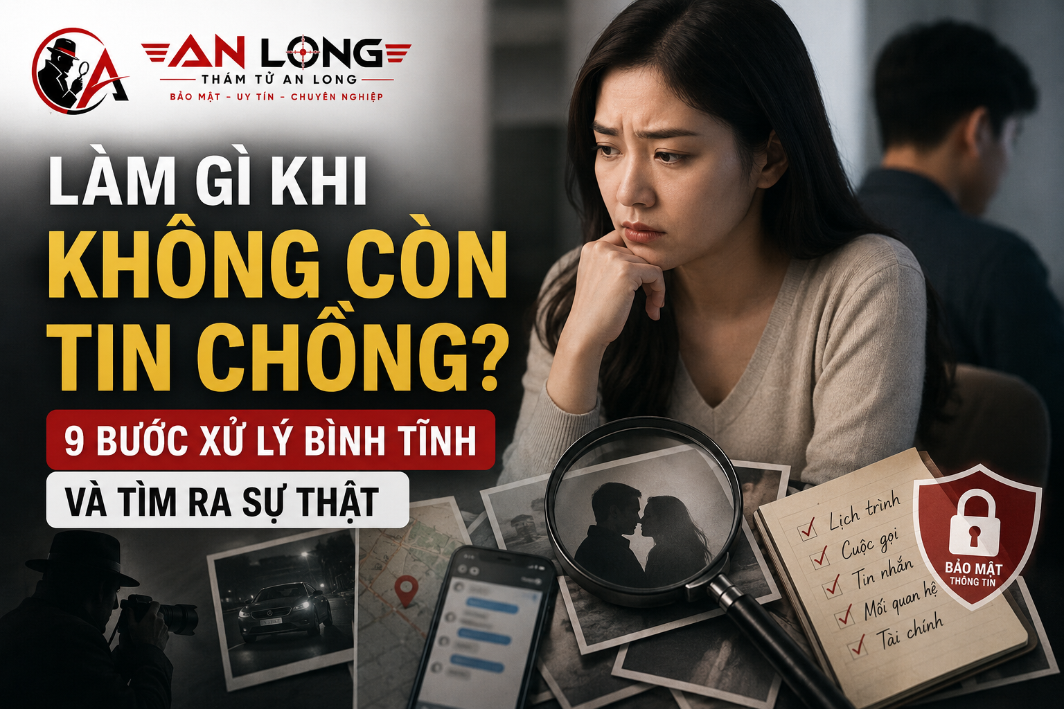 Làm Gì Khi Không Còn Tin Chồng? 9 Bước Xử Lý | An Long