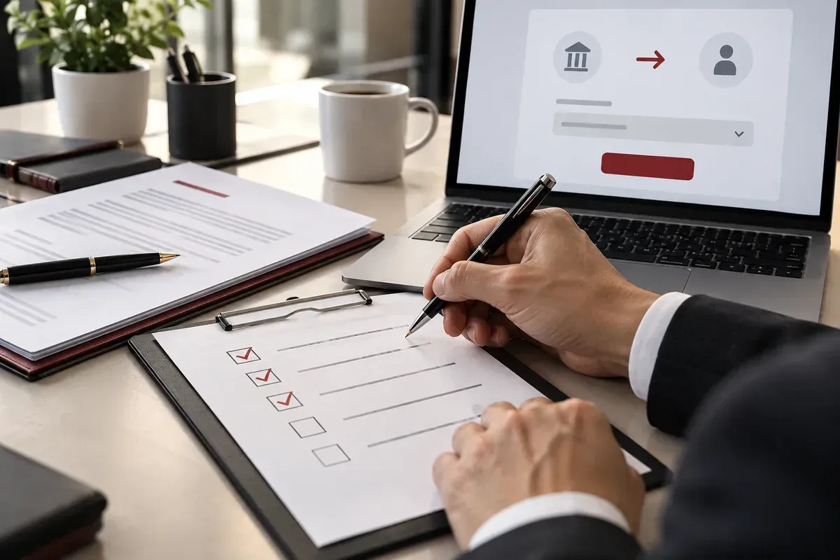 Checklist kiểm tra đối tác trước khi chuyển tiền đặt cọc Checklist kiểm tra đối tác trước khi chuyển tiền đặt cọc