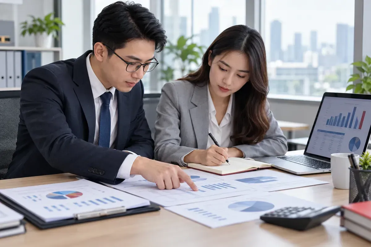 Nhân sự doanh nghiệp kiểm tra chứng từ và báo cáo để xác định nguyên nhân của các số liệu bất thường. Nhân sự doanh nghiệp kiểm tra chứng từ và báo cáo để xác định nguyên nhân của các số liệu bất thường.