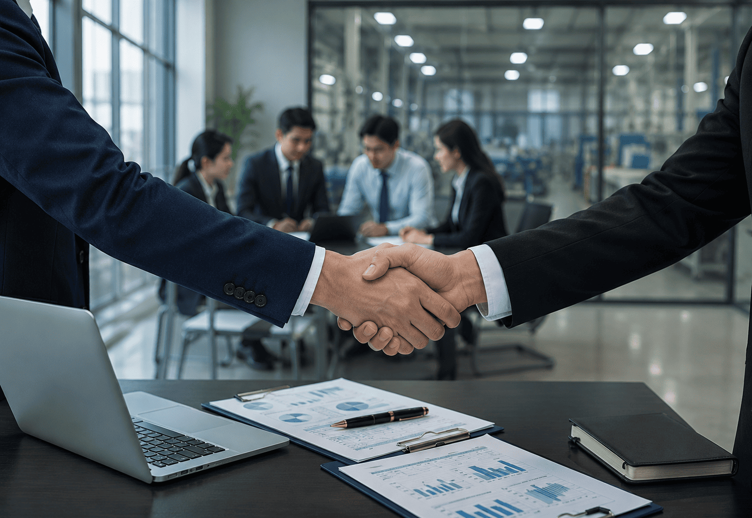 Đối tác doanh nghiệp và chuyên viên phân tích hoạt động kinh doanh