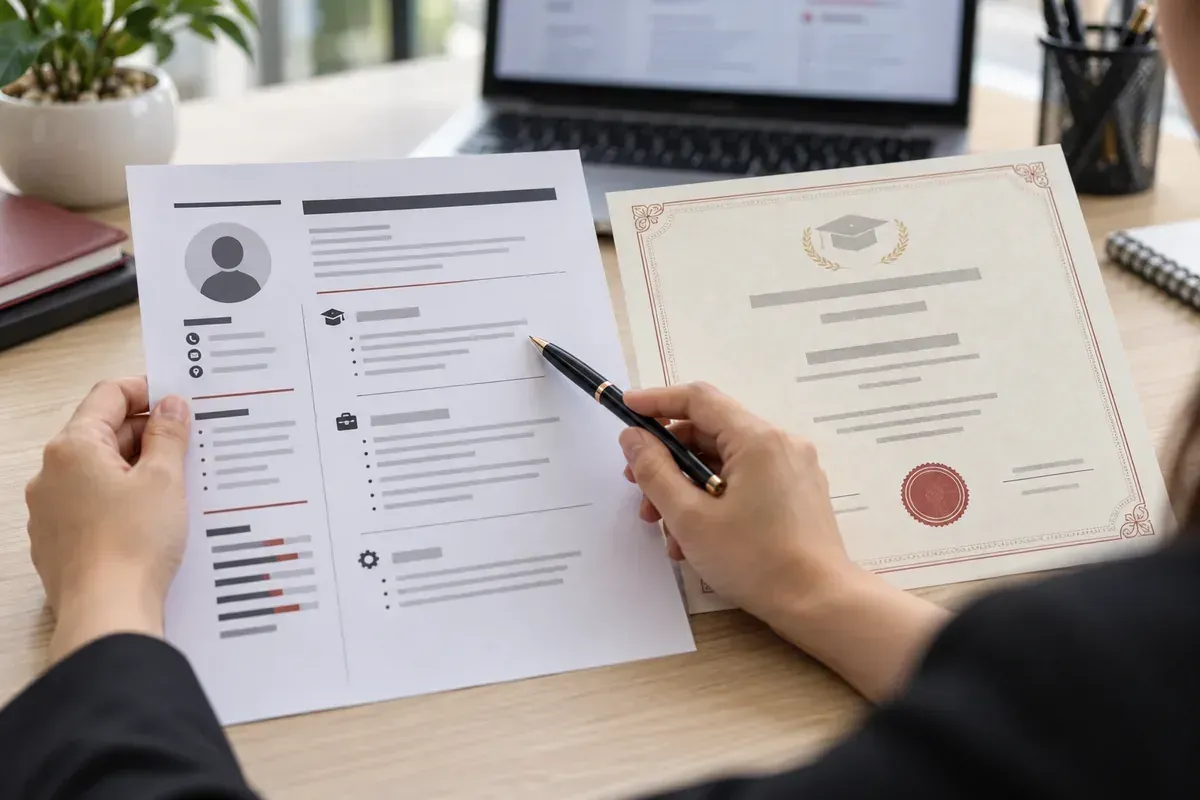 Đối chiếu thông tin trên CV với văn bằng đại học trong quá trình tuyển dụng Đối chiếu thông tin trên CV với văn bằng đại học trong quá trình tuyển dụng