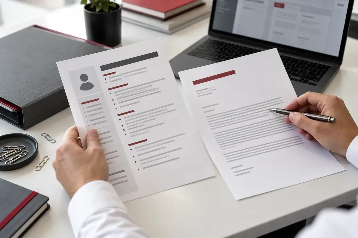 Đối chiếu CV với tài liệu công tác để kiểm tra lịch sử làm việc và chức danh ứng viên. Đối chiếu CV với tài liệu công tác để kiểm tra lịch sử làm việc và chức danh ứng viên.