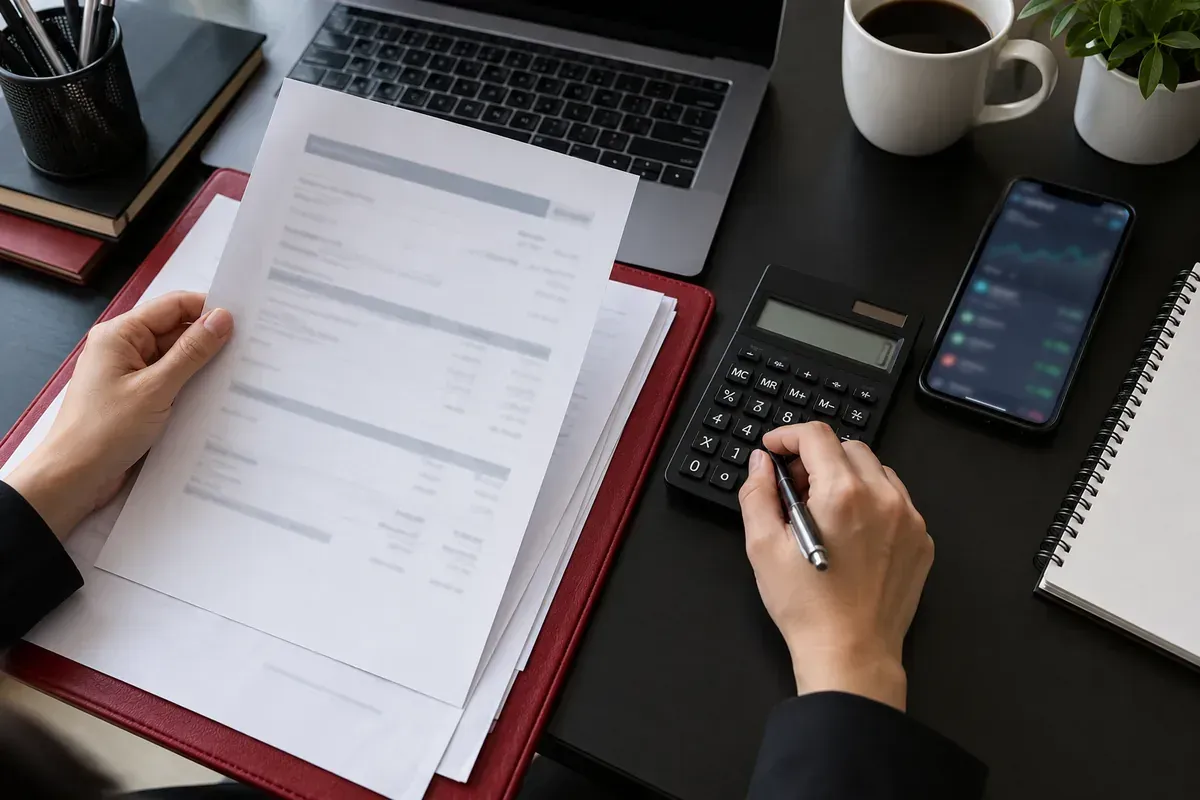 Khách hàng đối chiếu báo giá và chứng từ trước khi chuyển tiền thanh toán dịch vụ thám tử. Khách hàng đối chiếu báo giá và chứng từ trước khi chuyển tiền thanh toán dịch vụ thám tử.
