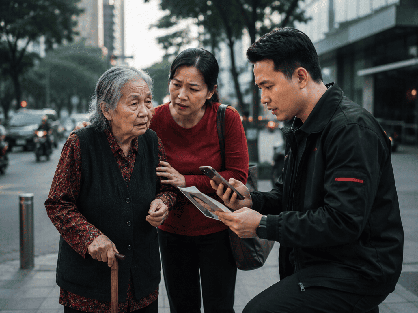 Người cao tuổi bị lạc