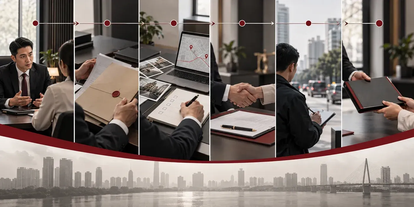 Quy trình sáu bước tiếp nhận, xác minh và bàn giao vụ việc của công ty thám tử