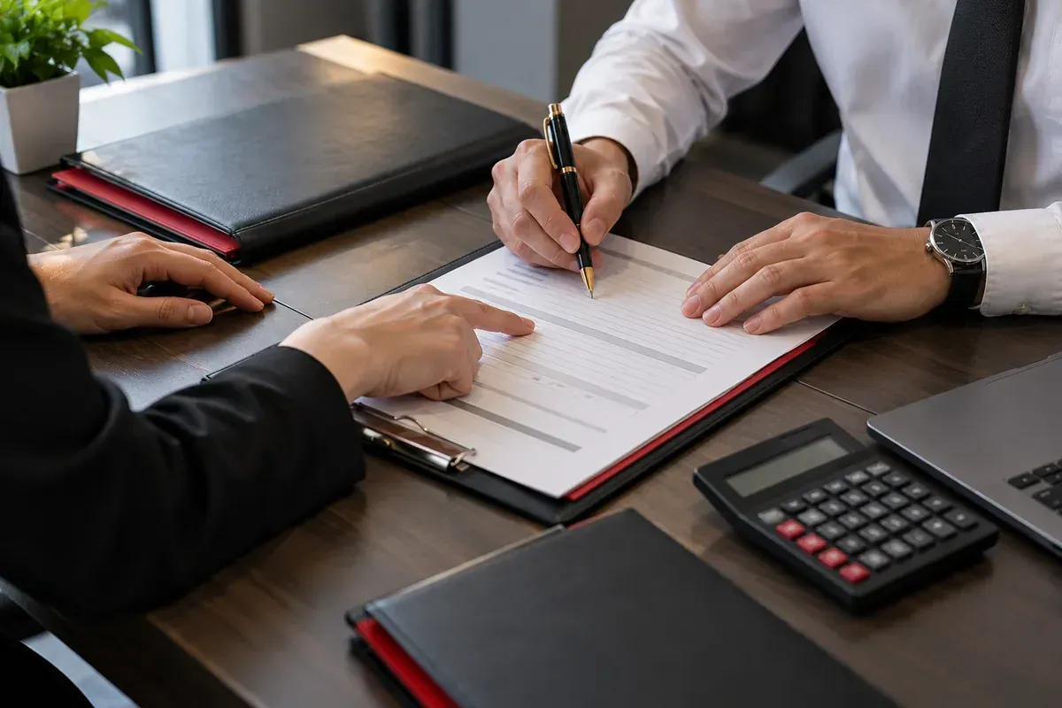 Minh họa xác nhận thỏa thuận và hợp đồng dịch vụ điều tra ngoại tình