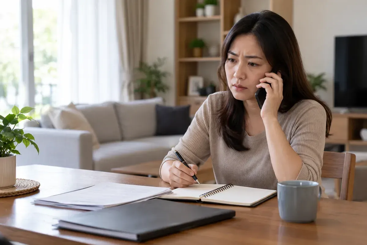 Người phụ nữ gọi điện tìm sự hỗ trợ khi gia đình gặp tình huống bất thường