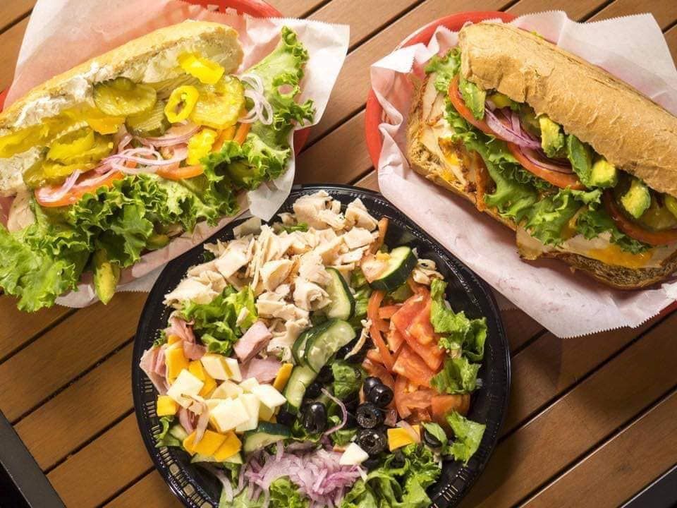 Salad and Sandwiches
