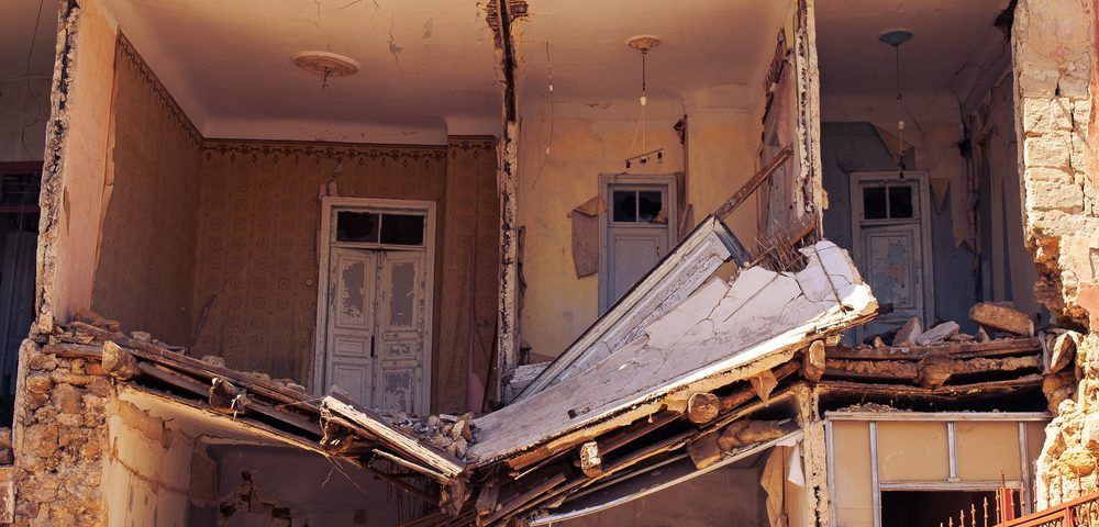 A Very Old Building with A Lot of Pieces of Wood — Northern Rivers Demolition & Asbestos in Skennars Head, NSW