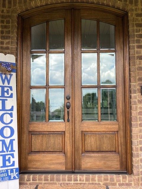 Dramatic Restoration After | Mid South Door Refinishing Nashville, TN
