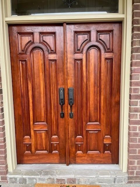 Refinish Wood Front Door | Mid South Door Refinishing Nashville, TN