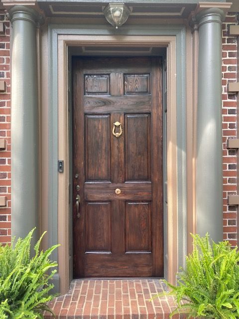 Exterior Wood Door Refinishing | Mid South Door Refinishing Nashville, TN