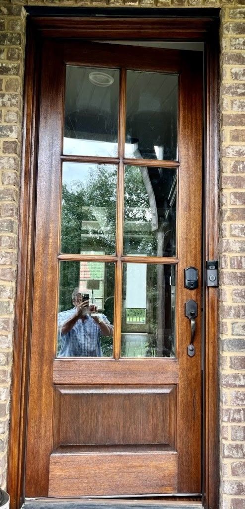 Hendersonville TN, Door Refinishing After Final Coating | Mid South Door Refinishing Nashville, TN