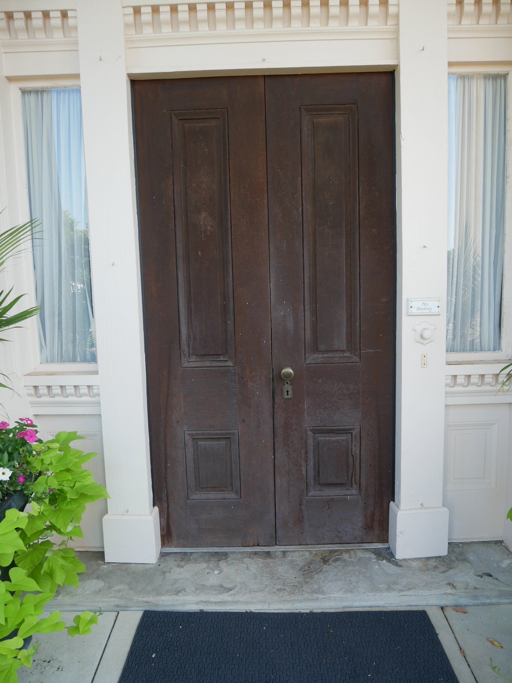 Restoration of 170 Year Old Door Before | Mid South Door Refinishing Nashville, TN