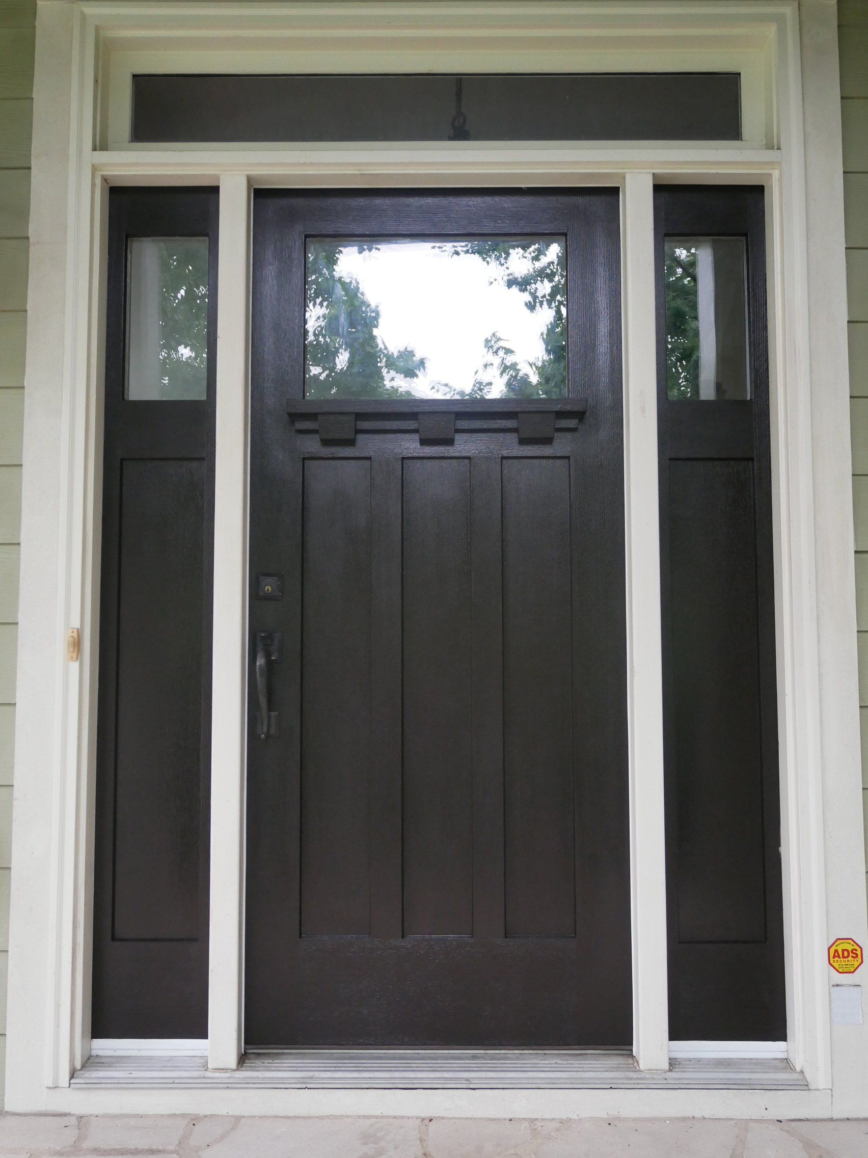 Refinish of A Fiberglass Entryway After | Mid South Door Refinishing Nashville, TN