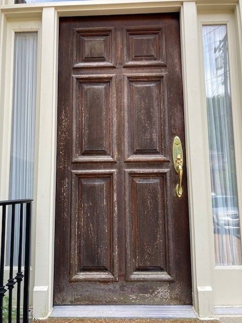 Before Door Restoration | Mid South Door Refinishing Nashville, TN
