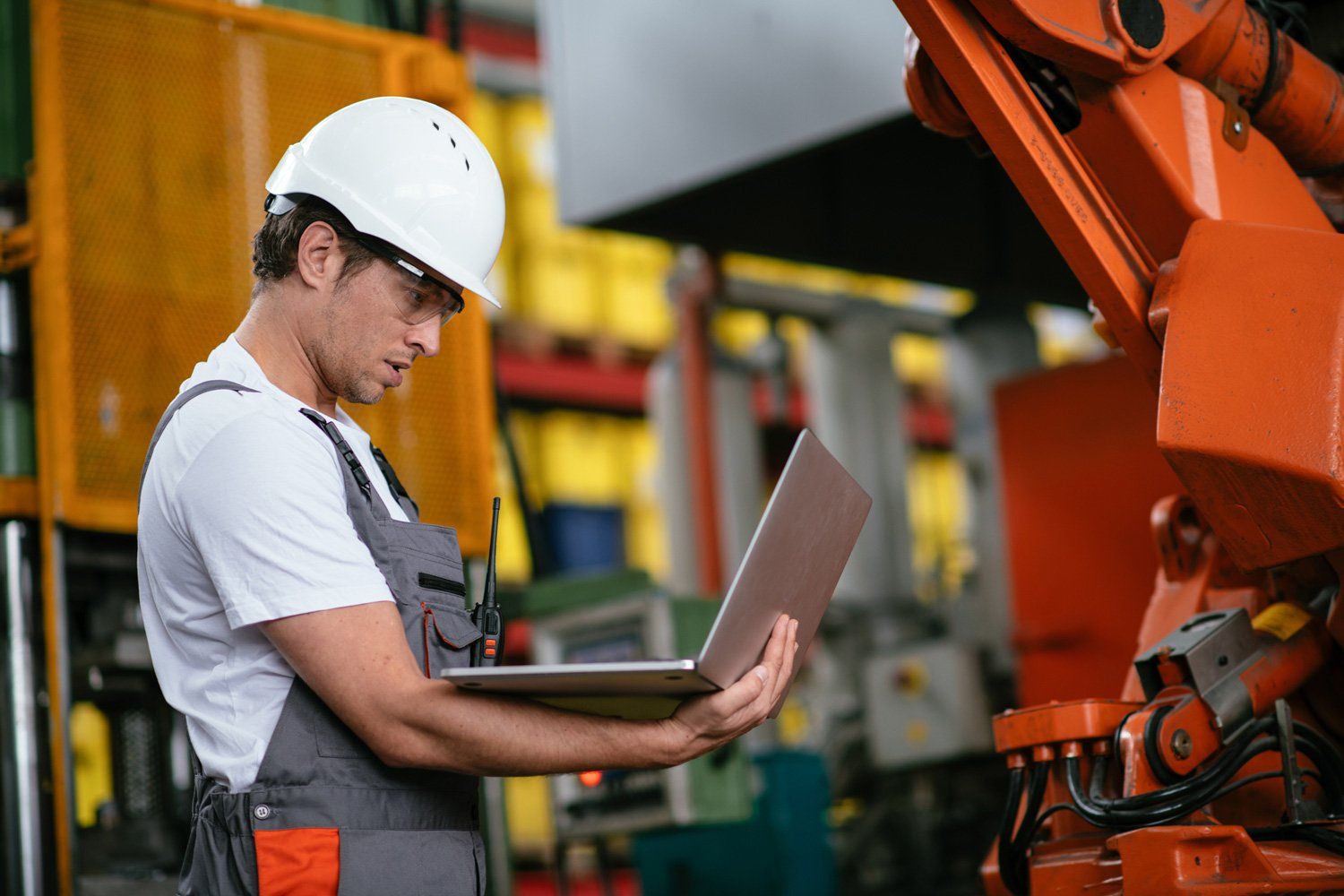 Engineer with Laptop — Sioux City, IA — Five Star Professional Cleaning Services, Inc.