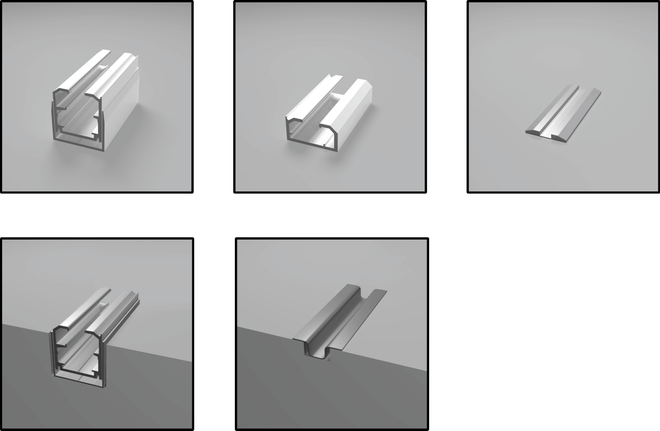 Guide in alluminio