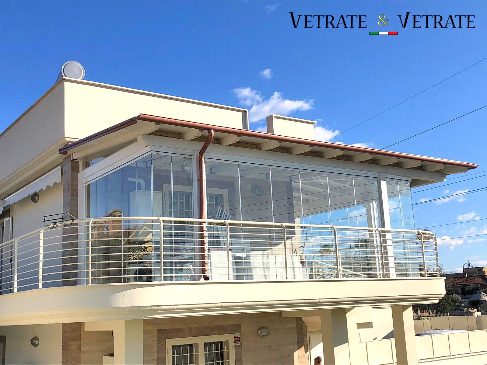 Vetrate panoramiche per balcone