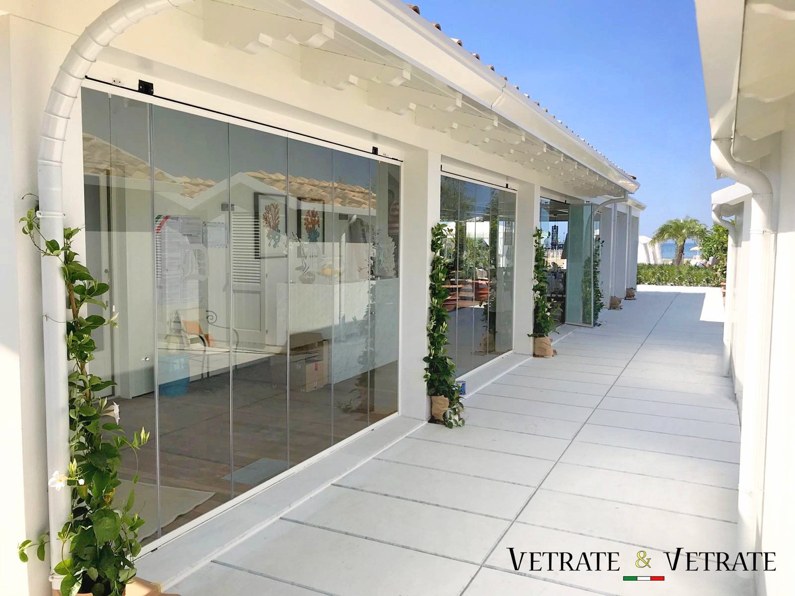 Vetrate panoramiche per ristorante