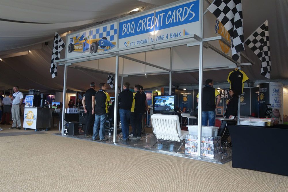 Booth at An Event Promoting — Rme in Sapphire, NSW