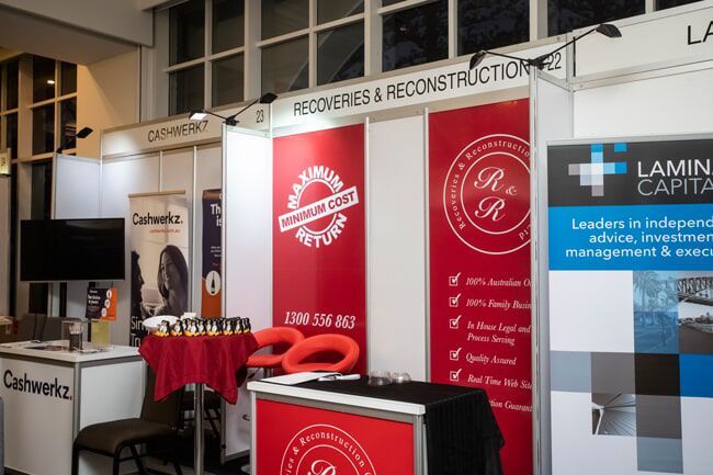 Recoveries & Construction Booth — Rme in Sapphire, NSW