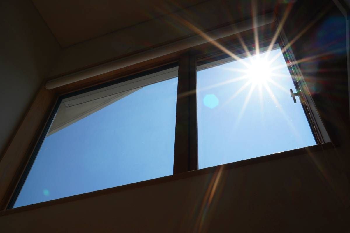South-facing window in a Toledo, OH, home