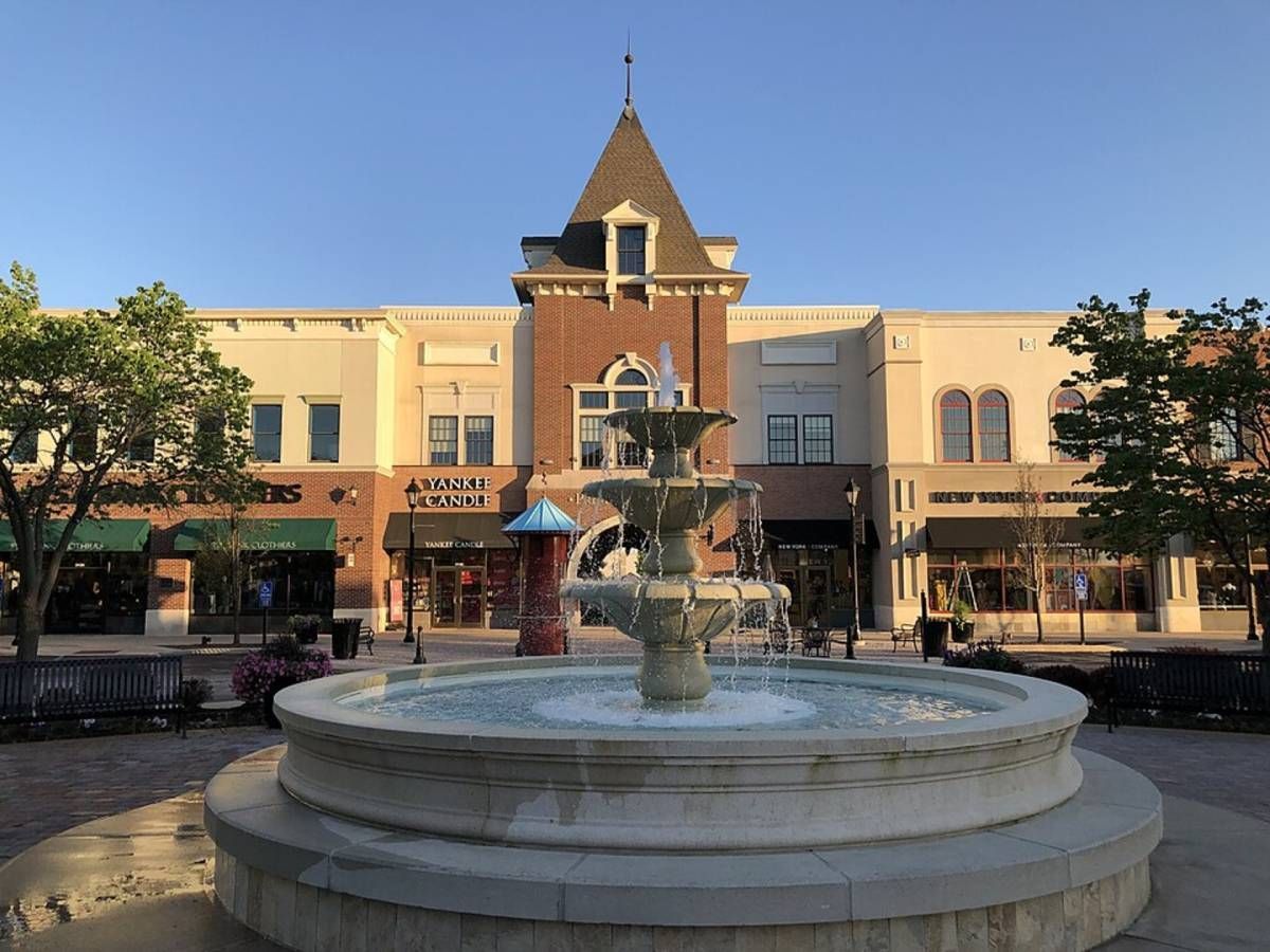 The Levis Commons Fountain in Perrysburg, OH.