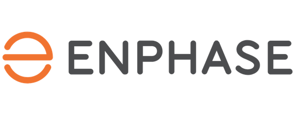 Enphase logo in orange and gray on a white background