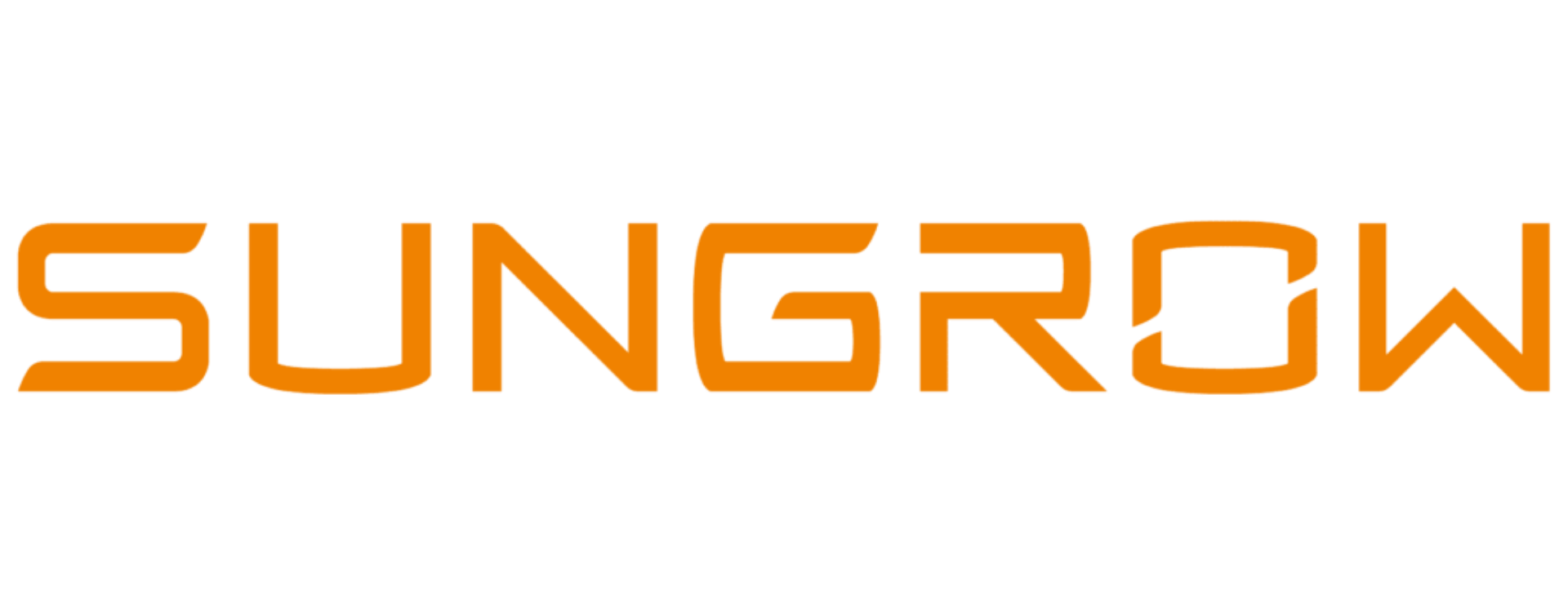 Orange SUNGROW logo on a white background