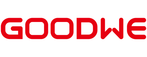 Red GOODWE logo on a white background