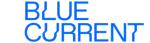 Vector logo with the words “advanced metering services” in blue and green