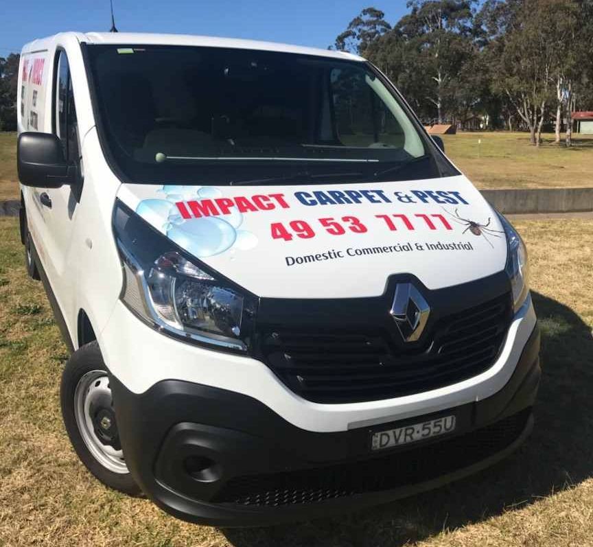 Impact Pest Control van in Newcastle, NSW