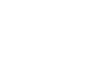 bear mountain lodge logo in white with a bear and the sunset behind it