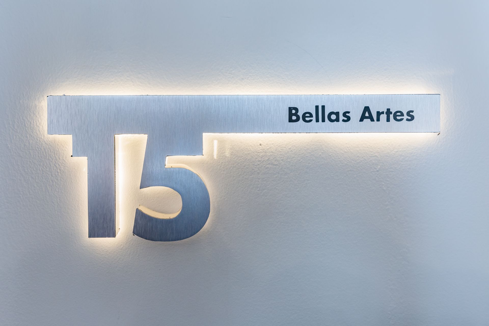 Un cartel que dice bellas artes
