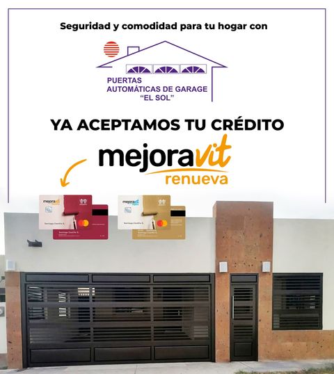 Puertas Automáticas de Garage El Sol - Envíos foráneos