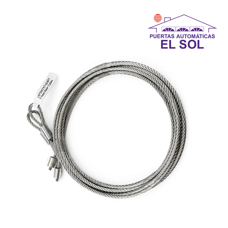 Cable de acero para poleas 7” 8” 10”