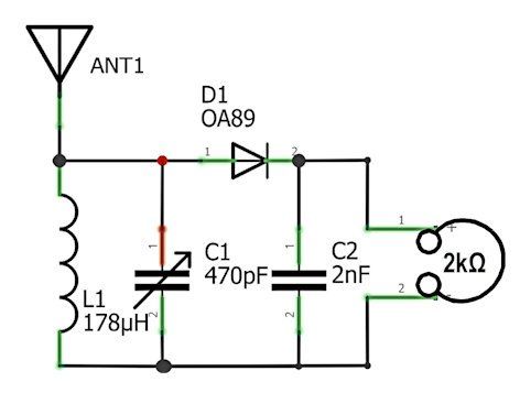 Een AM demodulator is ook een gelijkrichter