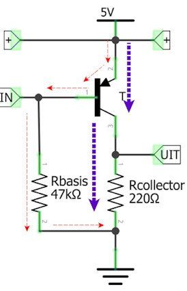 De Gemeenschappelijke Emitter Schakeling met een PNP transistor