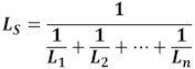 Spoelen parallel in formule