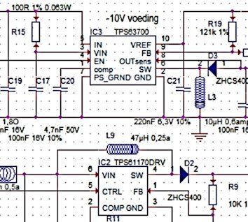 Een schema getekend met hulp van een computer programma
