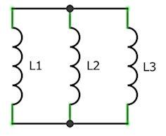 Spoelen parallel