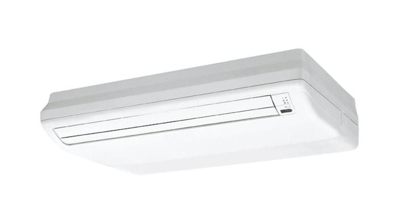 A White Ceiling Mounted Air Conditioner on a White Background — AJM's Air Conditioning Centre in Lismore, NSW