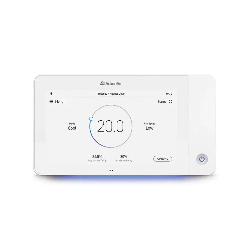 An NEO Air Conditioning Controller On A Wall — AJM's Air Conditioning Centre in Lismore, NSW