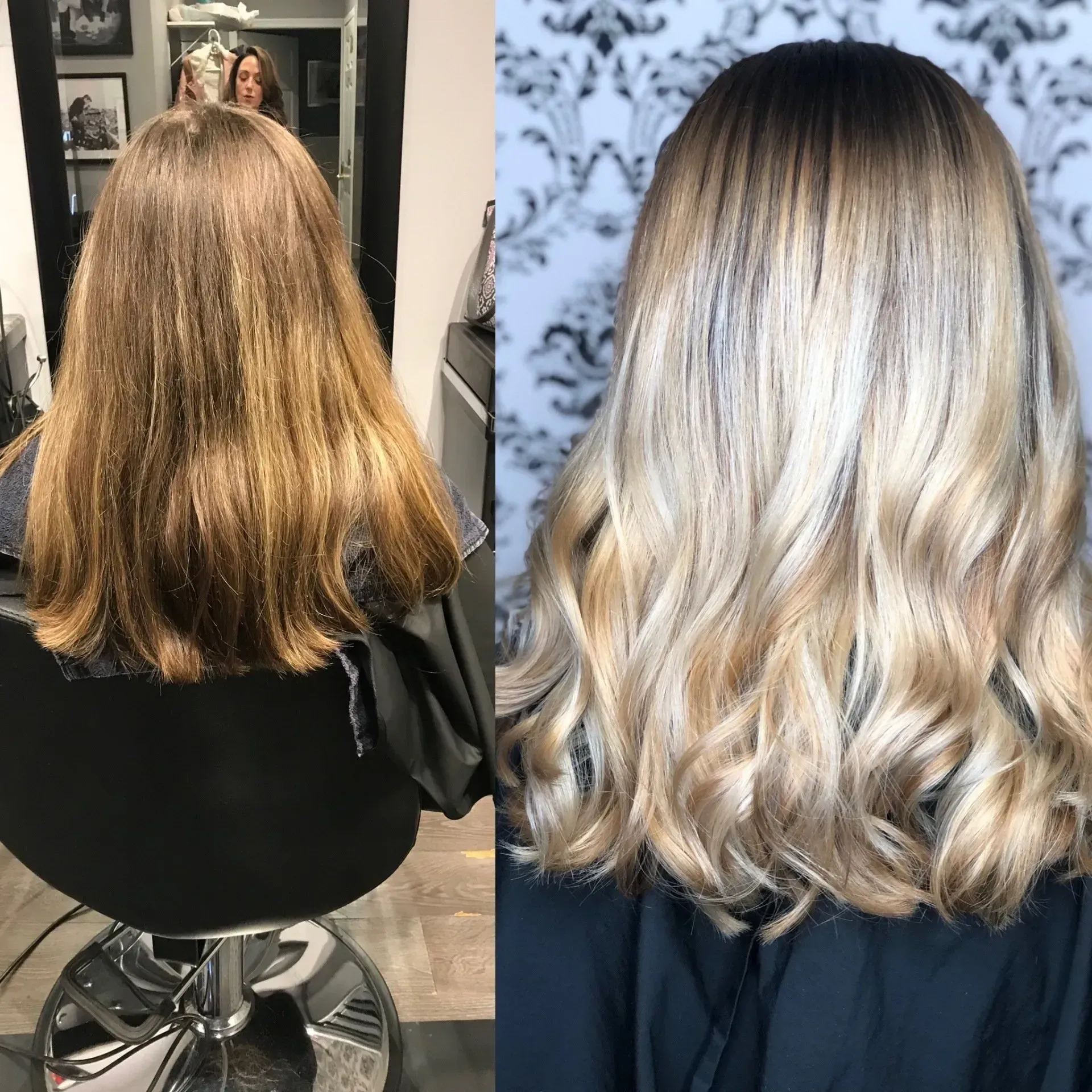 Woman with Blonde Hair After Hair Color — Oceanside, NY — Colori Bella Hair Studio